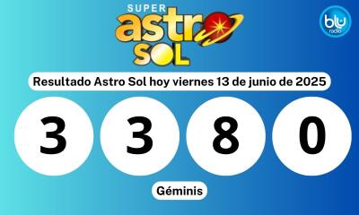 Super Astro Sol resultado del último sorteo hoy viernes 13 de junio de 2025 Super Astro Sol resultado del último sorteo hoy viernes 13 de junio de 2025