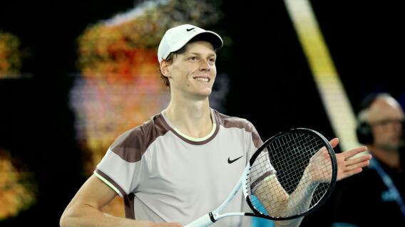 Jannik Sinner durante el Abierto de Australia 2024 Jannik Sinner durante el Abierto de Australia 2024