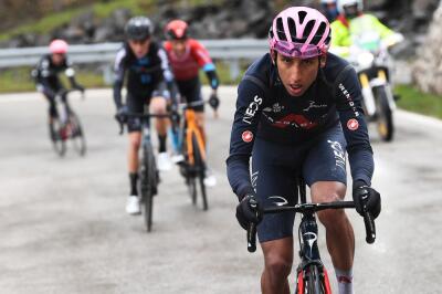 Egan Bernal, ciclista colombiano, en el Giro de Italia 2021 Egan Bernal, ciclista colombiano, en el Giro de Italia 2021