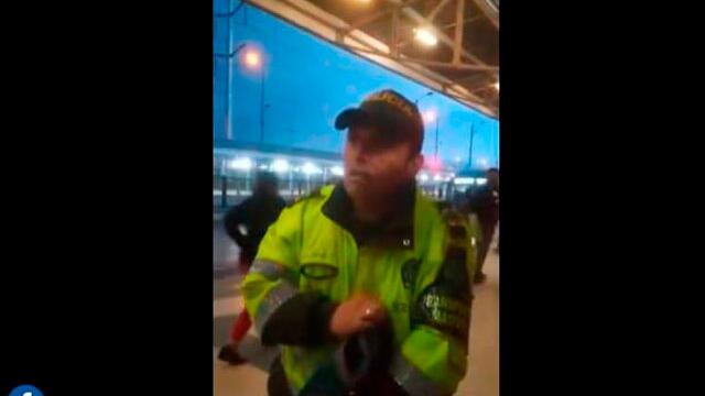 “Ya que no muestra, yo requiso así”: policía es investigado por proceso irregular con usuario de TM