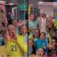J Balvin y las jugadoras de la Selección Colombia