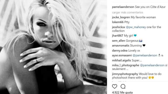 3826_La Kalle - Pamela Anderson - Foto referencia Instagram 3826_La Kalle - Pamela Anderson - Foto referencia Instagram