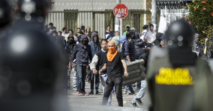 DISTURBIOS EN LA UNIVERSIDAD NACIONAL