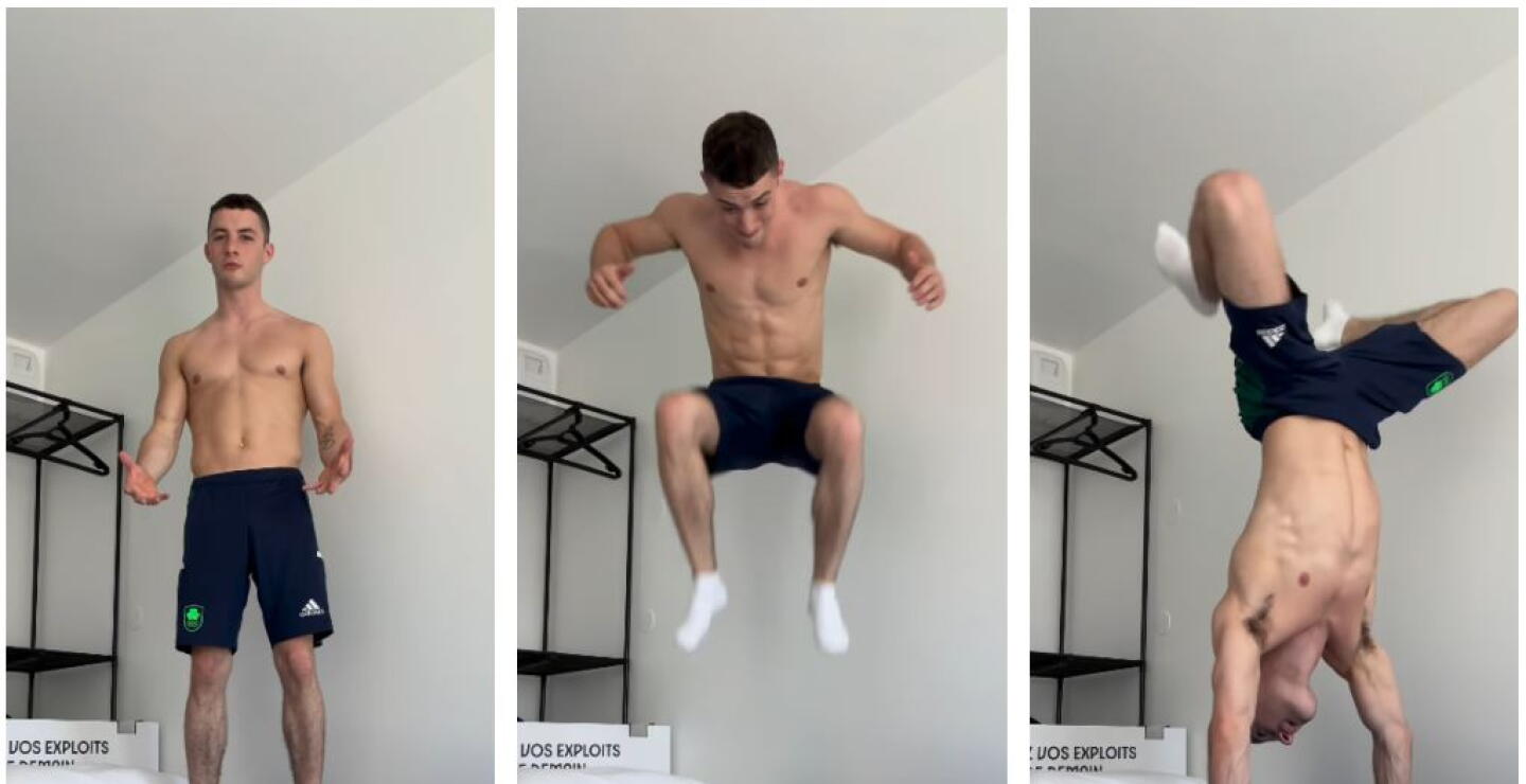 Atleta prueba camas ‘antisexo’ de los Juegos Olímpicos París 2024 y video se hace viral