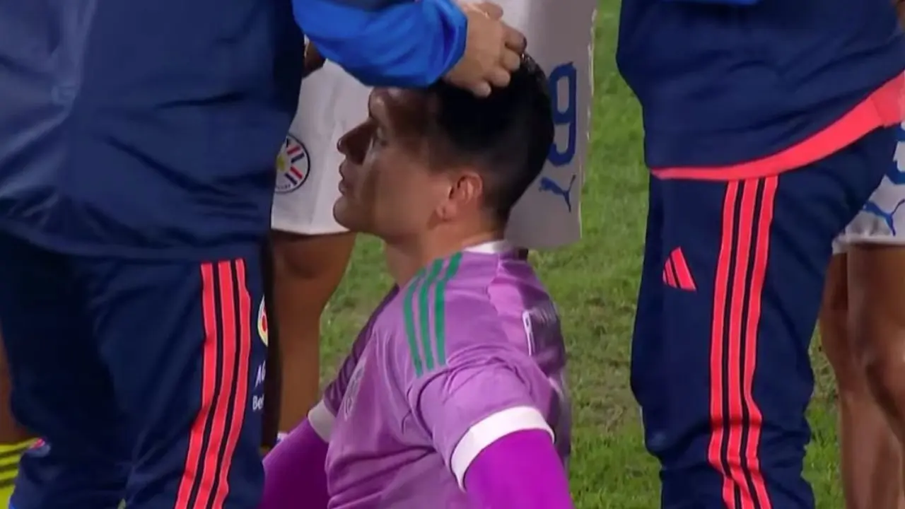 Susto en el debut de Aldair Quintana con la Selección Colombia ante Paraguay