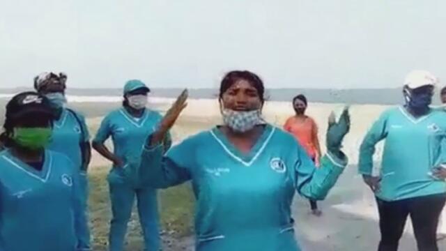 Cincuenta masajistas de las playas de Santa Marta piden ayudas para alimentar a sus familias 
