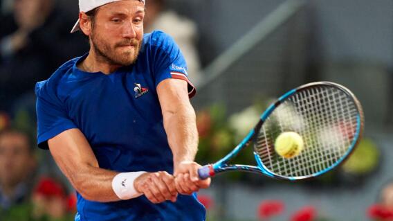 Lucas Pouille, tenista francés. Foto: Getty Images Lucas Pouille, tenista francés. Foto: Getty Images