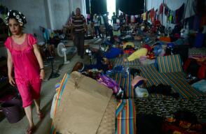 145510_Desplazados. Foto: referencia AFP