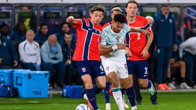 Portugal y Noruega se enfrentan en la Liga de Naciones. 