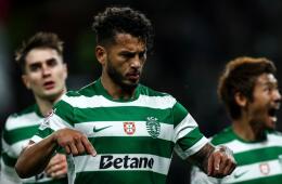 Luis Javier Suárez, delantero del Sporting Lisboa. 