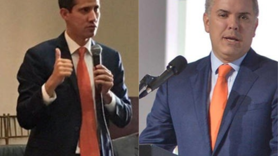 325647_BLU Radio, Guaidó y Duque / Fotos: Twitter Guaidó y Presidencia