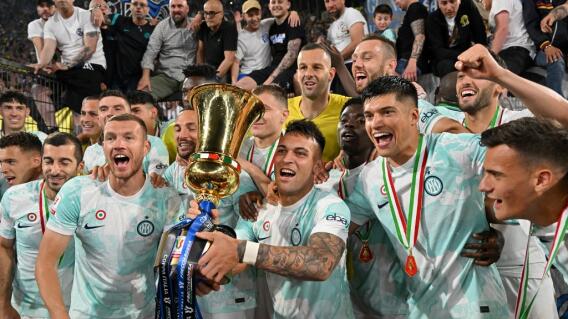 Inter de Milán revalidó su título en la Copa de Italia. Inter de Milán revalidó su título en la Copa de Italia.