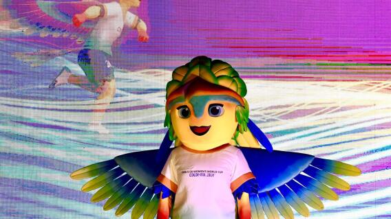 Kinti, la mascota del Mundial Femenino Sub-20 de Colombia 2024. Kinti, la mascota del Mundial Femenino Sub-20 de Colombia 2024.