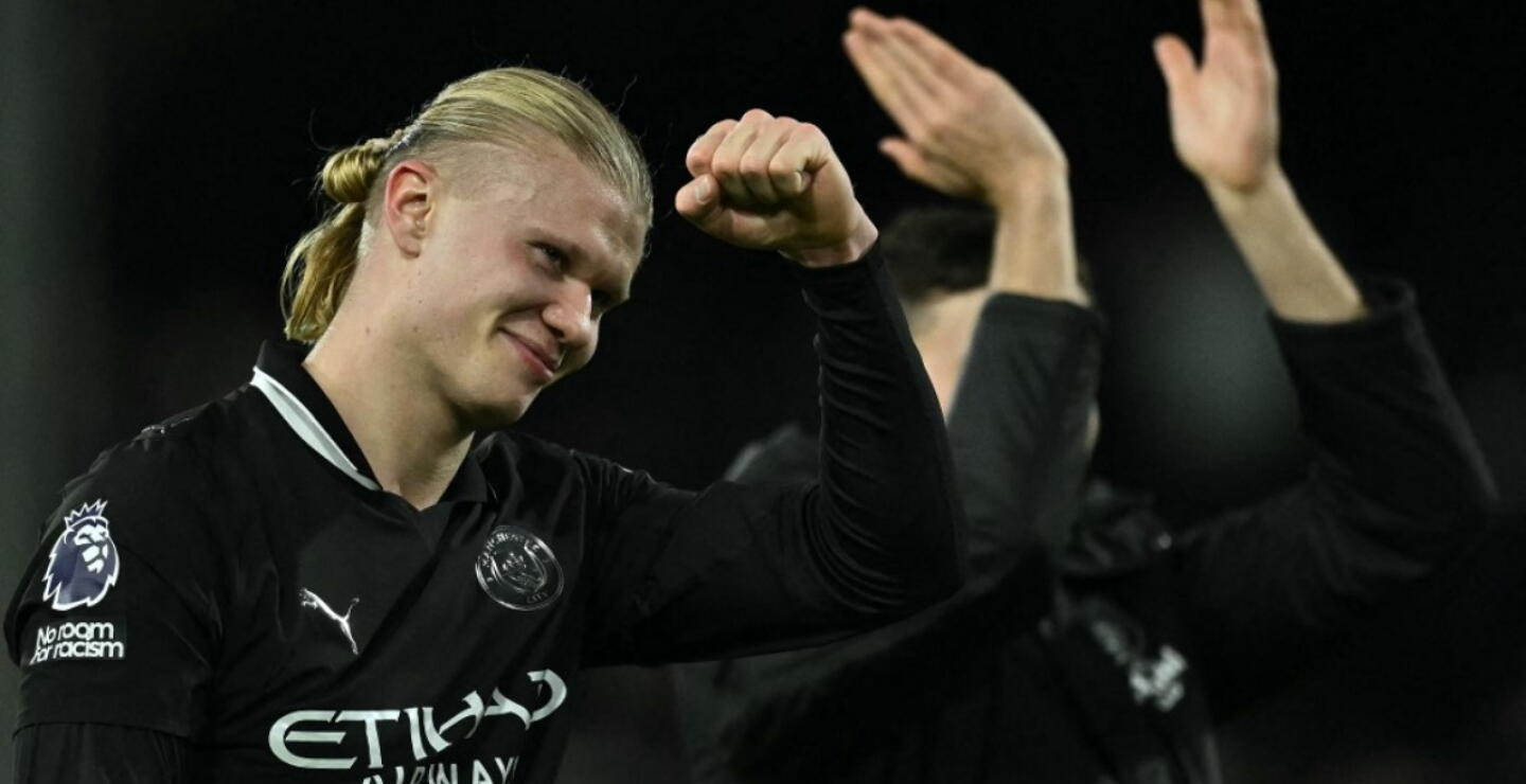 Erling Haaland, delantero del Manchester City. 
