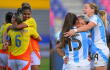 Colombia y Argentina se enfrentan por un cupo a la final de la Copa América femenina. 