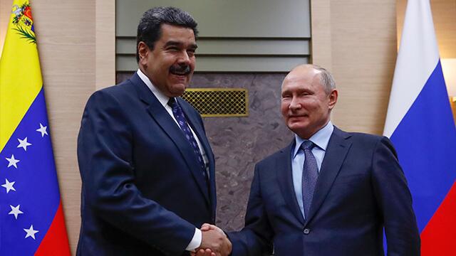 Putin promete apoyo a Maduro para salir de la crisis financiera en Venezuela