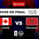 Canadá vs Marruecos por 8vos de final