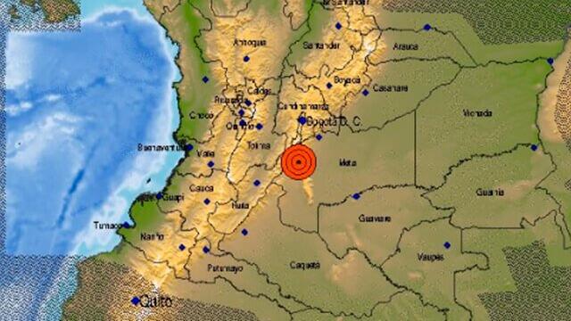 Sismo de 6,2 sacudió a Colombia Sismo de 6,2 sacudió a Colombia