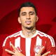 Gustavo Puerta con Olympiacos