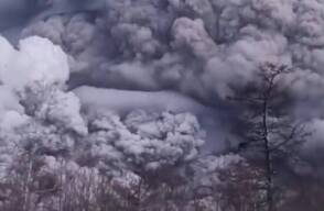 Erupción del volcán Shivéluch Erupción del volcán Shivéluch