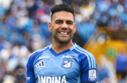 Falcao García en duelo con Millonarios, por Liga.