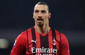 Zlatan Ibrahimovic, jugador sueco del AC Milan Zlatan Ibrahimovic, jugador sueco del AC Milan