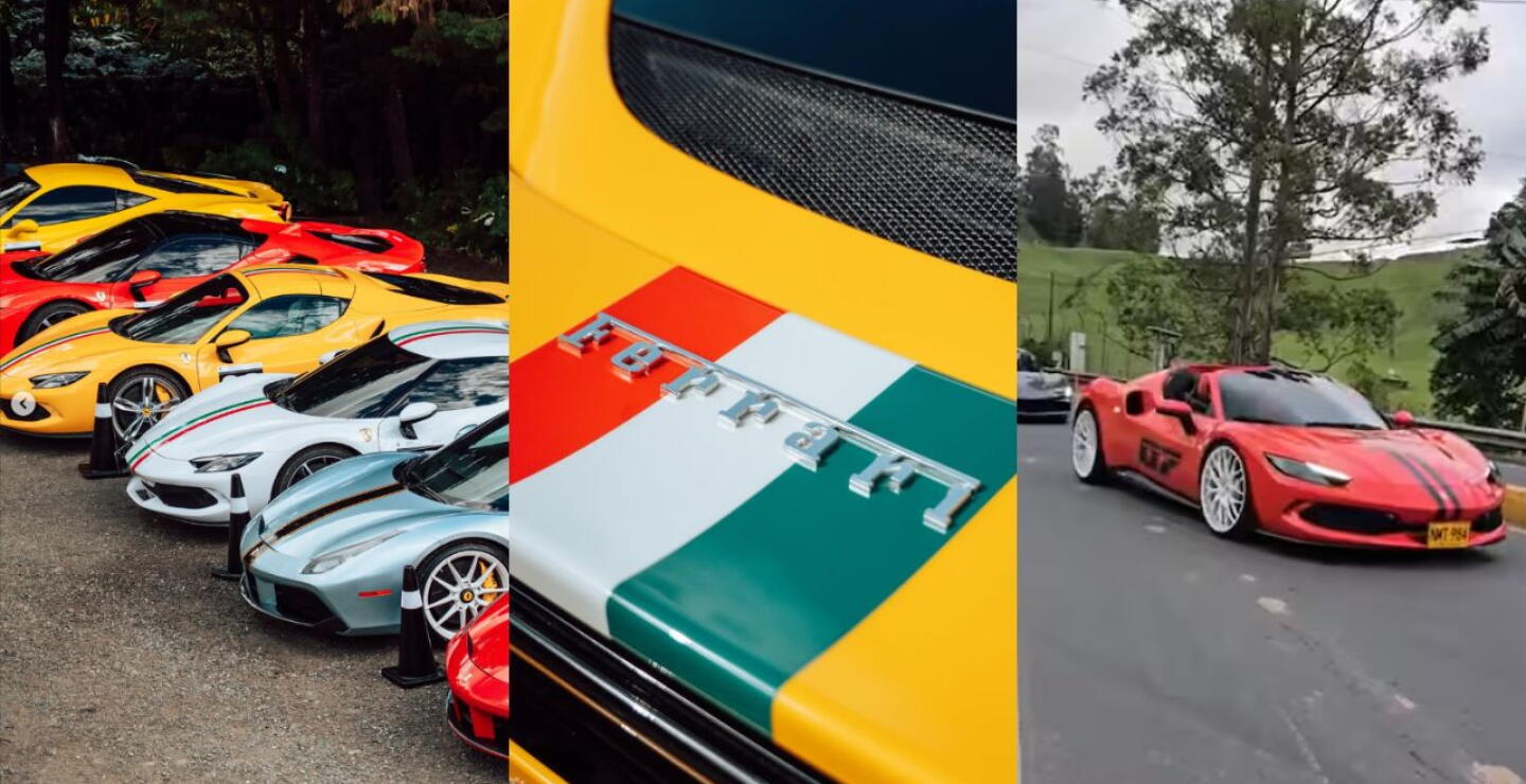 ¿Qué hay detrás de caravana de lujosos Ferrari en Medellín? Maluma estaría involucrado
