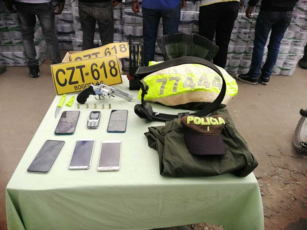 Falsos policías en Soacha