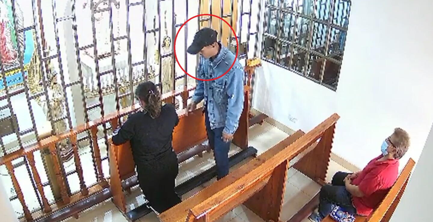 Volvió el ladrón que se la tiene velada a una iglesia en el barrio Timiza de Bogotá
