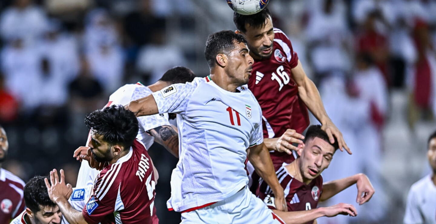 Acción de juego de la Selección Irán en uno de los partidos rumbo al Mundial 2026.