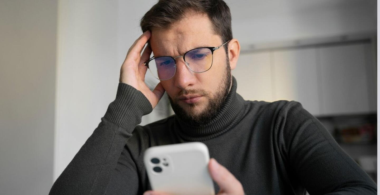 Persona con el iPhone 11