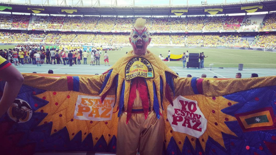 290566_Blu Radio/ El cole, hincha fiel de la selección Colombia.Foto: Twitter @elcolecolombia