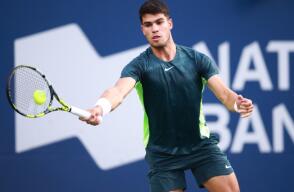Carlos Alcaraz durante el Masters 1.000 de Toronto 2023