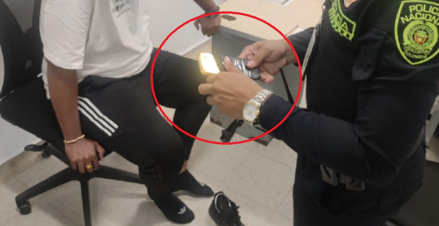 Detenido con un kilo de oro metido en el zapato en Quibdó: cuesta más de 200 millones