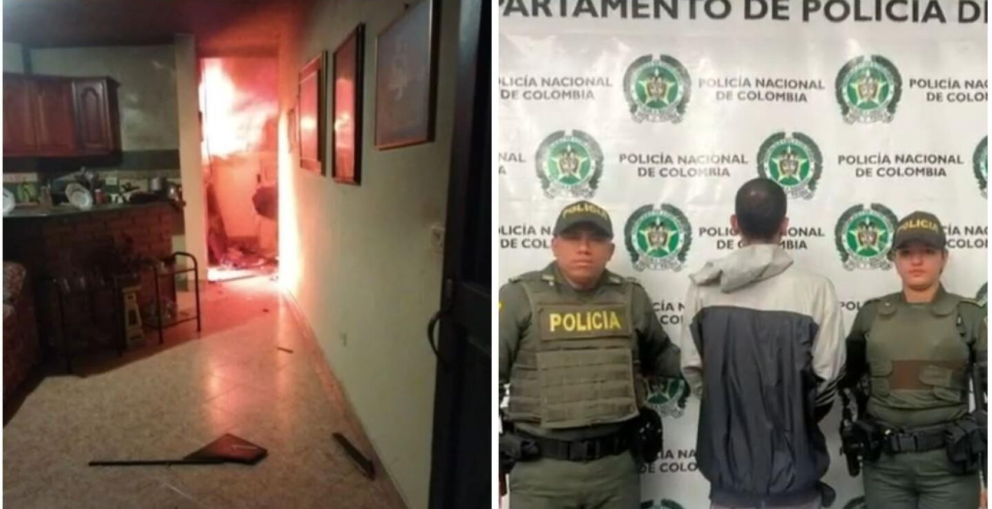 Durante discusión, hombre le prendió fuego a su casa con la familia adentro