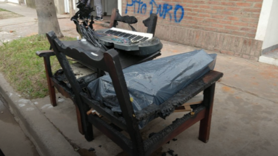 Objetos quemados
