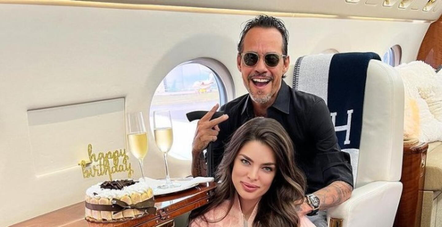 Marc Anthony y Nadia Ferreira