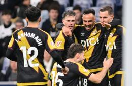 Rayo Vallecano en uno de los partidos de la Liga de España. 