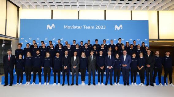 Equipo Movistar Team para el 2023. Equipo Movistar Team para el 2023.