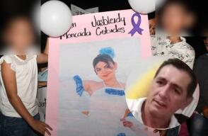 En Lanzáduri, Santander, hicieron una velatón por Liyen Jasbleidy Moncada luego que su vida fuera apagada al parecer a manos de su padrastro Elver Pinedo