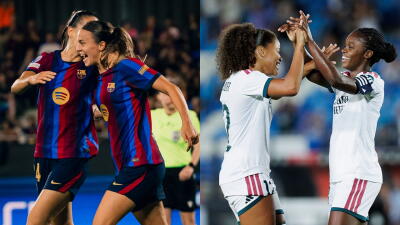 Barcelona y Real Madrid se enfrentan en un nuevo clásico por la Liga F de España. 