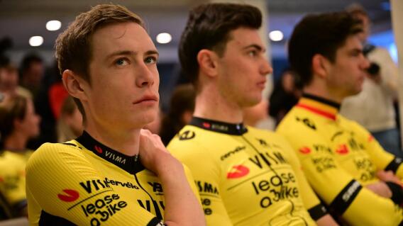 Jonas Vingegaard, ciclista del Visma Lease a Bike- Jonas Vingegaard, ciclista del Visma Lease a Bike-