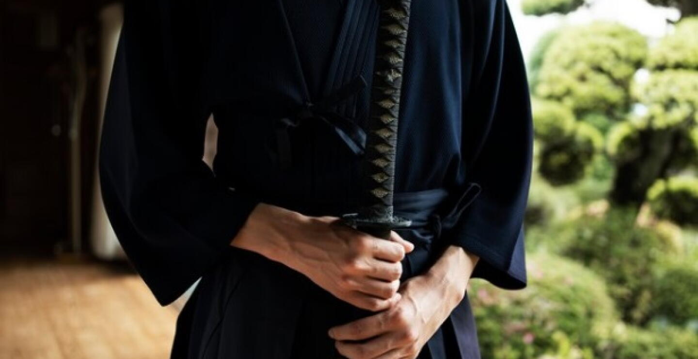 Una Katana, mayor conocida como "una espada samurái"