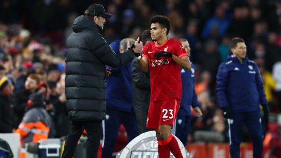 Luis Díaz, jugador del Liverpool Luis Díaz, jugador del Liverpool