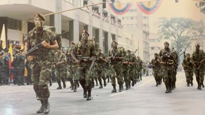 El 20 de julio de cada año es tradición realizar el típico desfile militar