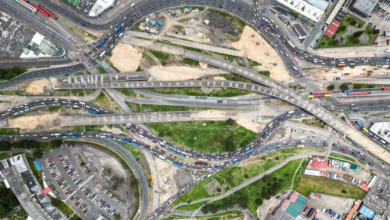 Implosión puentes Av. Américas