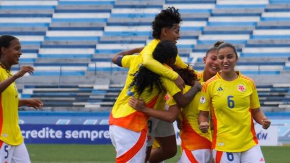 Jugadoras de la Selección Colombia femenina Sub-20 en el Sudamericano 2024. Jugadoras de la Selección Colombia femenina Sub-20 en el Sudamericano 2024.