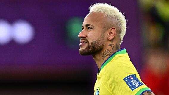 Neymar, jugador brasileño, en el Mundial Qatar 2022. Neymar, jugador brasileño, en el Mundial Qatar 2022.