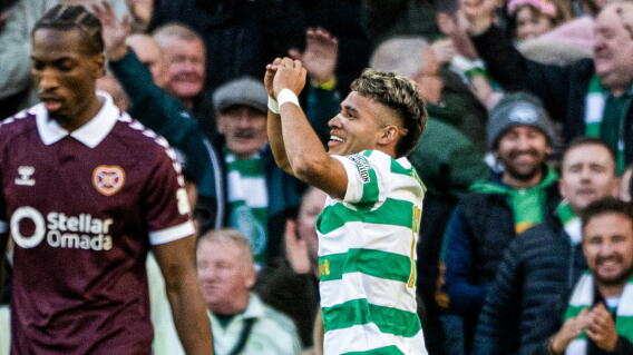 Camilo Durán vive un gran presente goleador con el Celtic de Escocia.