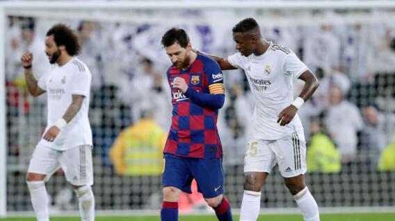 Messi y Vinícius Júnior Messi y Vinícius Júnior